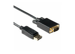 ACT 2 meter Verloop kabel DisplayPort male naar VGA male