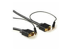 ACT 2 meter High performance VGA + Audio kabel male-male