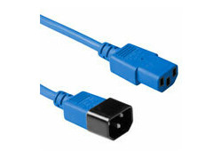ACT Netsnoer C13 - C14 blauw 1,2 m