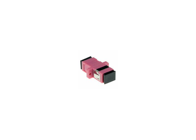 ACT Fiber optic SC-SC simplex adapter multimode OM4