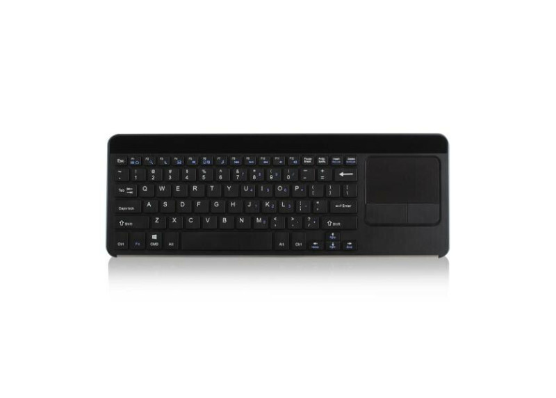 Ewent Draadloos Smart TV toetsenbord met touchpad, Azerty, zwart