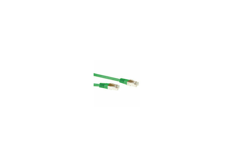 ACT Groene 0,5 meter LSZH SFTP CAT6 patchkabel met RJ45 connectoren