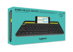 KB Logitech K480 Multi-Device Zwart draadloos Retail