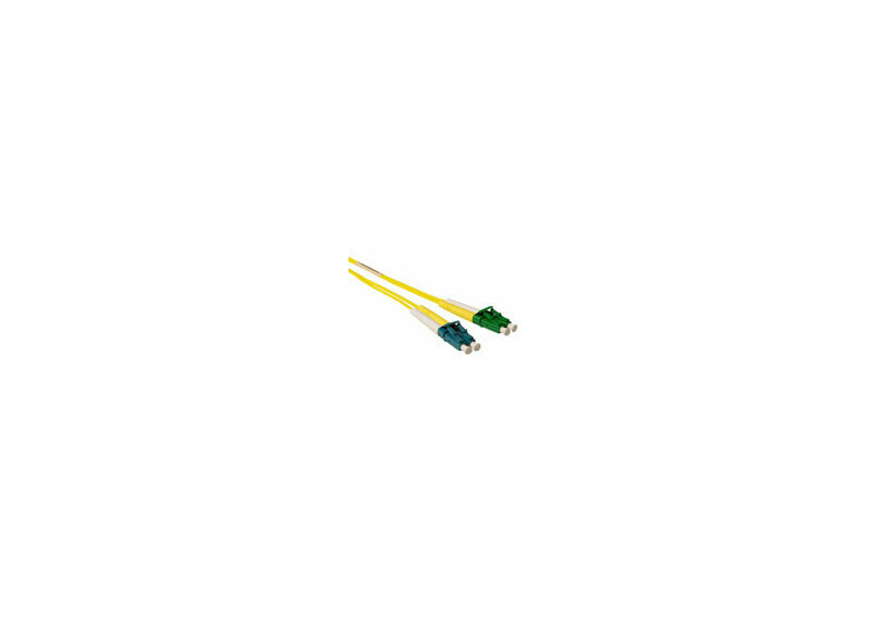 ACT 1 meter LSZH Singlemode 9/125 OS2  glasvezel patchkabel duplex met LC/APC en LC/UPC connectoren