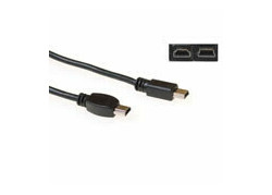 ACT 2.0 meter USB 2.0 OTG cable USB mini A5 male - USB mini B5 male