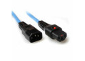 ACT Netsnoer C13 IEC Lock - C14 blauw 0,5 m, PC1109