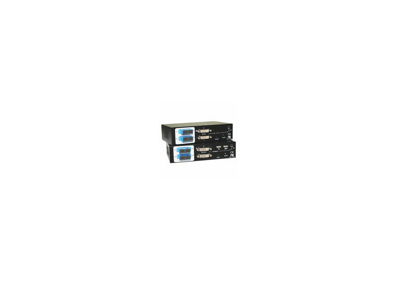 Uniclass DVI | USB en audio KVM extender set over fiber tot 1000 meter
