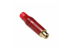 Amphenol RCA Connector female in het rood