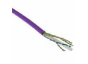 ACT Cat 6 F/UTP massieve installatiekabel, LSZH, CPR euroklasse ECA, 24AWG, violet 305 meter