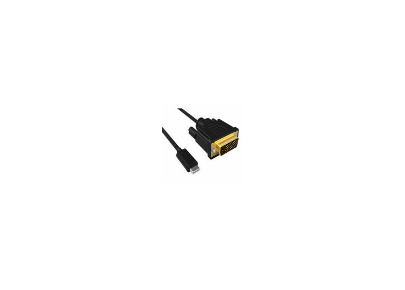 ACT USB Type C naar DVI male conversie kabel 4K/30Hz, 2 meter
