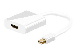 DisplayPort mini 1.2 --> HDMI goud 0.10m Goobay