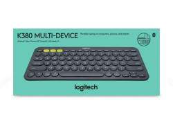KB Logitech K380 Multi-Device BT Zwart draadloos Retail