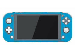 Nintendo Switch Lite Siliconen hoes met Thumb Grips - Blauw