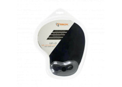Sbox Muismat met ergonomische polsondersteuning MP-01 Zwart