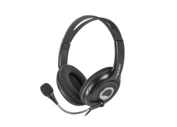 Natec Bear 2 headset met microfoon - zwart
