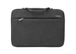 Natec Clam laptop sleeve voor 14.1 inch laptops - Zwart