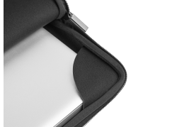 Natec Coral laptop sleeve voor 14.1 inch laptops - Zwart