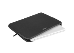 Natec Coral laptop sleeve voor 15.6 inch laptops - Zwart