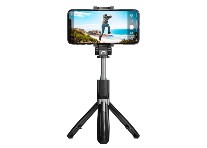 Natec Alvito draadloze selfie stick met tripod functie en bluetooth 4.0