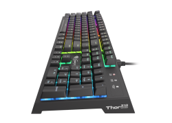 Genesis Thor 210 RGB Gaming Keyboard met Hybride mechanische toetsen Zwart