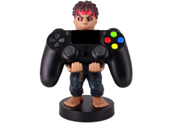 Cable Guy Evil Ryu (Street Fighter V) telefoon- en game controller houder met usb oplaadkabel