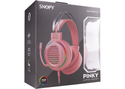 Snopy SN-GX82 Pinky PC Gaming Headset LED Roze