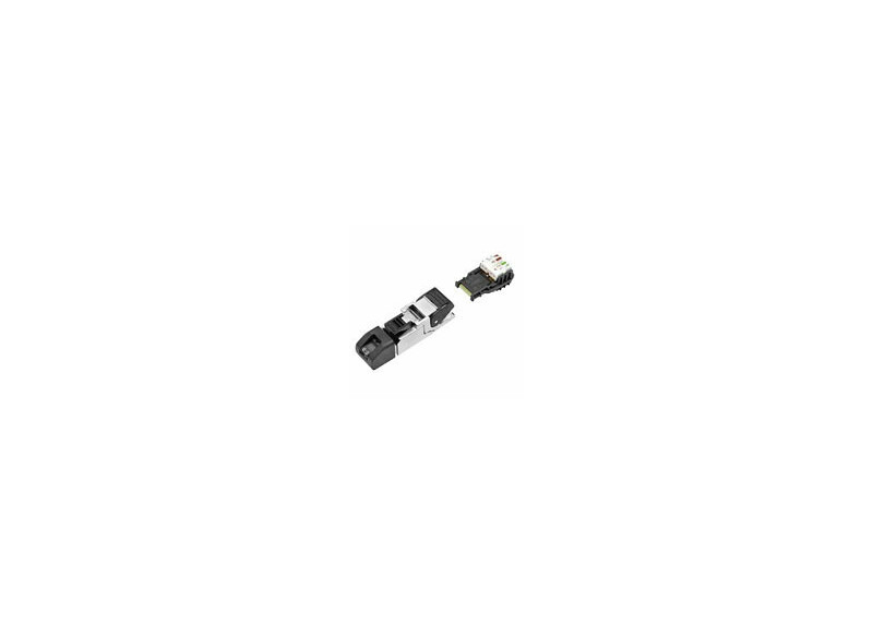 Binder Field attachable RJ45 shielded connector,  TIA-568B, AWG24/1-22/1, AWG27/7-AWG22/7