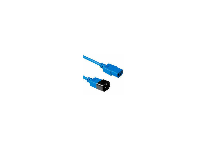 ACT Netsnoer C13 - C14 blauw 0,3 m