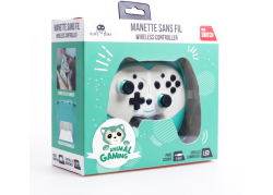 Freaks and Geeks Switch Compatible Draadloze Controller Panda voor kids - Groen