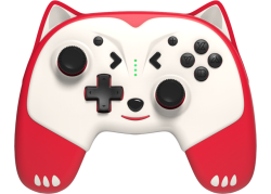 Freaks and Geeks Switch Compatible Draadloze Controller Doggy in kindermaat - Rood