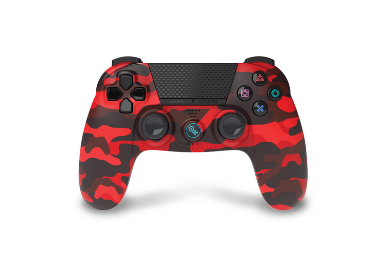 Under control PS4 compatible Bluetooth Controller Fire Red