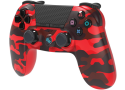 Under control PS4 compatible Bluetooth Controller Fire Red