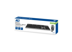 ACT Draadloze set met toetsenbord en muis, USB-C/USB-A ontvanger (Azerty/BE layout)