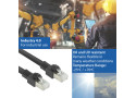 ACT Zwart 3 meter S/FTP CAT7 PUR flex patchkabel snagless met RJ45 connectoren (CAT6A compliant)