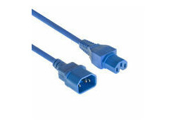 ACT Netsnoer C14 - C15 blauw 1,2 m