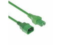 ACT Netsnoer C14 - C15 groen 1,2 m