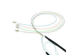 ACT 130 meter Multimode 50/125 OM4 indoor/outdoor kabel 4 voudig met LC connectoren