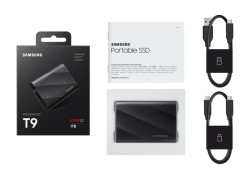 1TB Samsung T9 NVMe/Zwart/USB-C/2000/1950