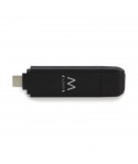 Ewent EW1075 geheugenkaartlezer Zwart USB 3.2 Gen 1 (3.1 Gen 1) Type-A/Type-C