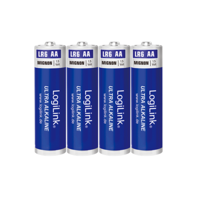 LogiLink Ultra Power batterij AA blister 4-stuks