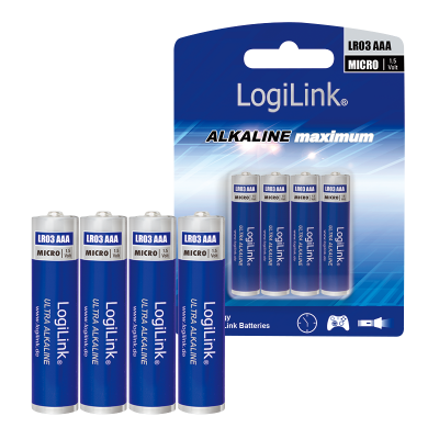 LogiLink Ultra Power batterij AAA blister 4-stuks