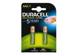 AAA Duracell Recharge Ultra 850mAh NiMH 2 stuks blister